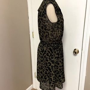 H&M animal print dress